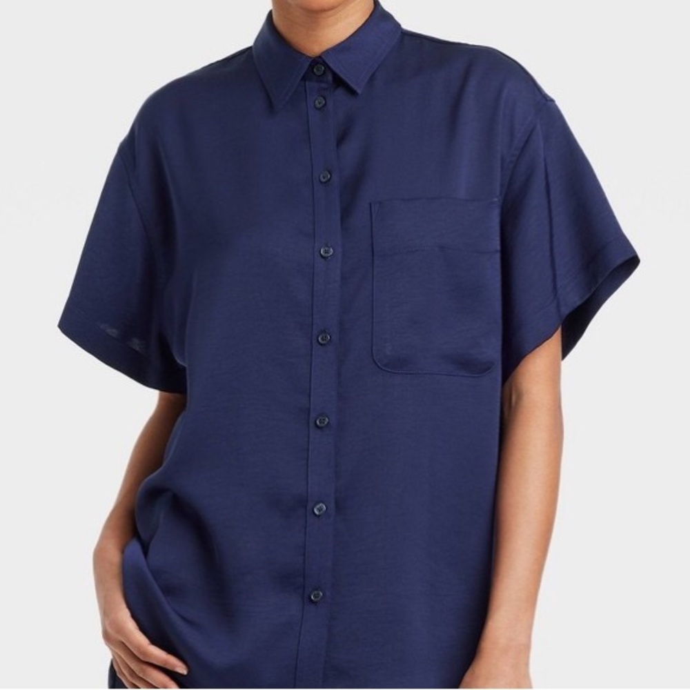 NEW A New Day Satin Shirt